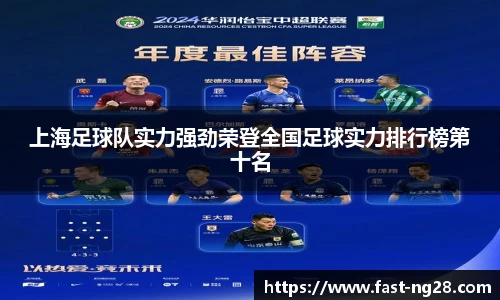 上海足球队实力强劲荣登全国足球实力排行榜第十名